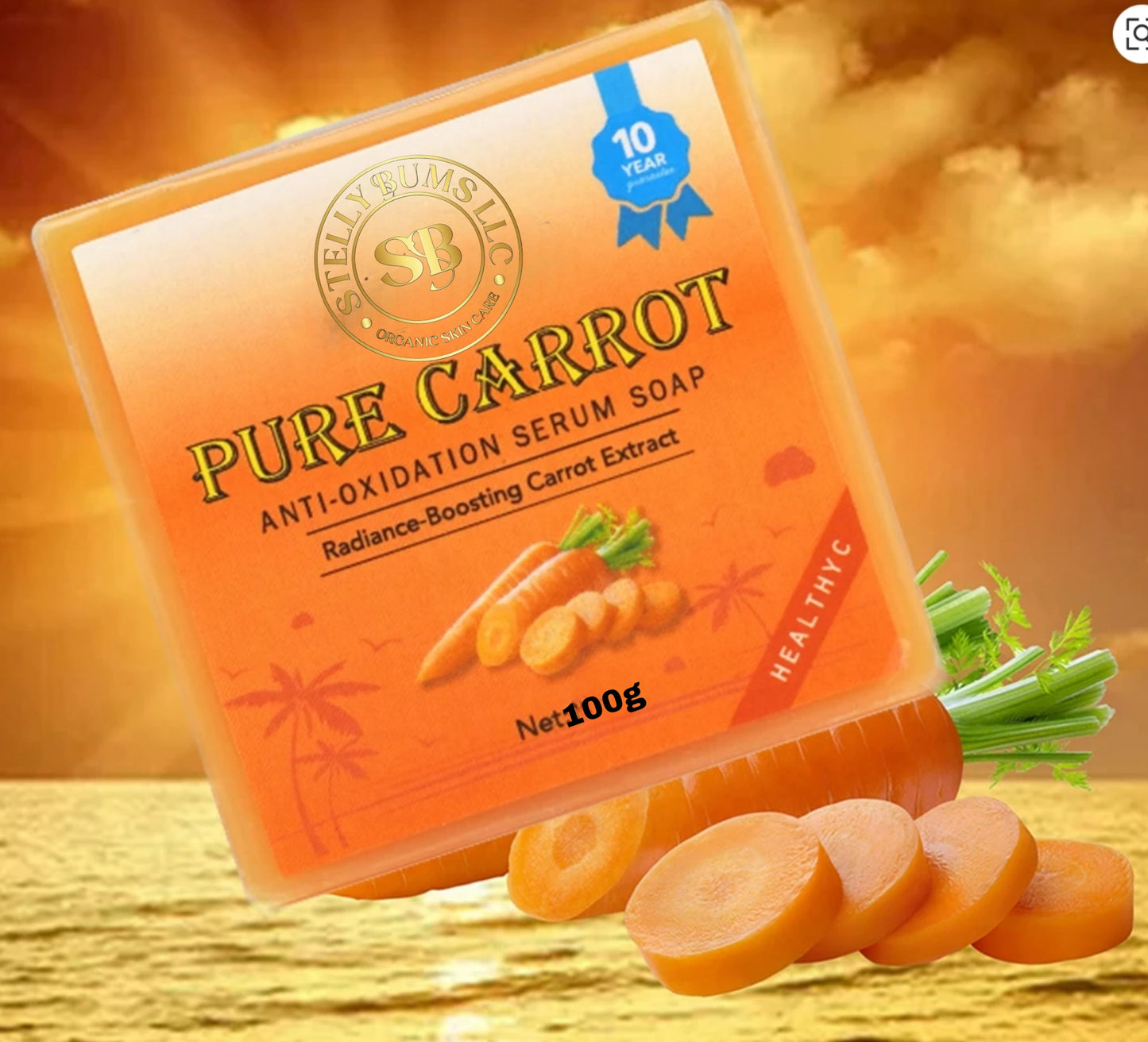 Carrot Soap Bar