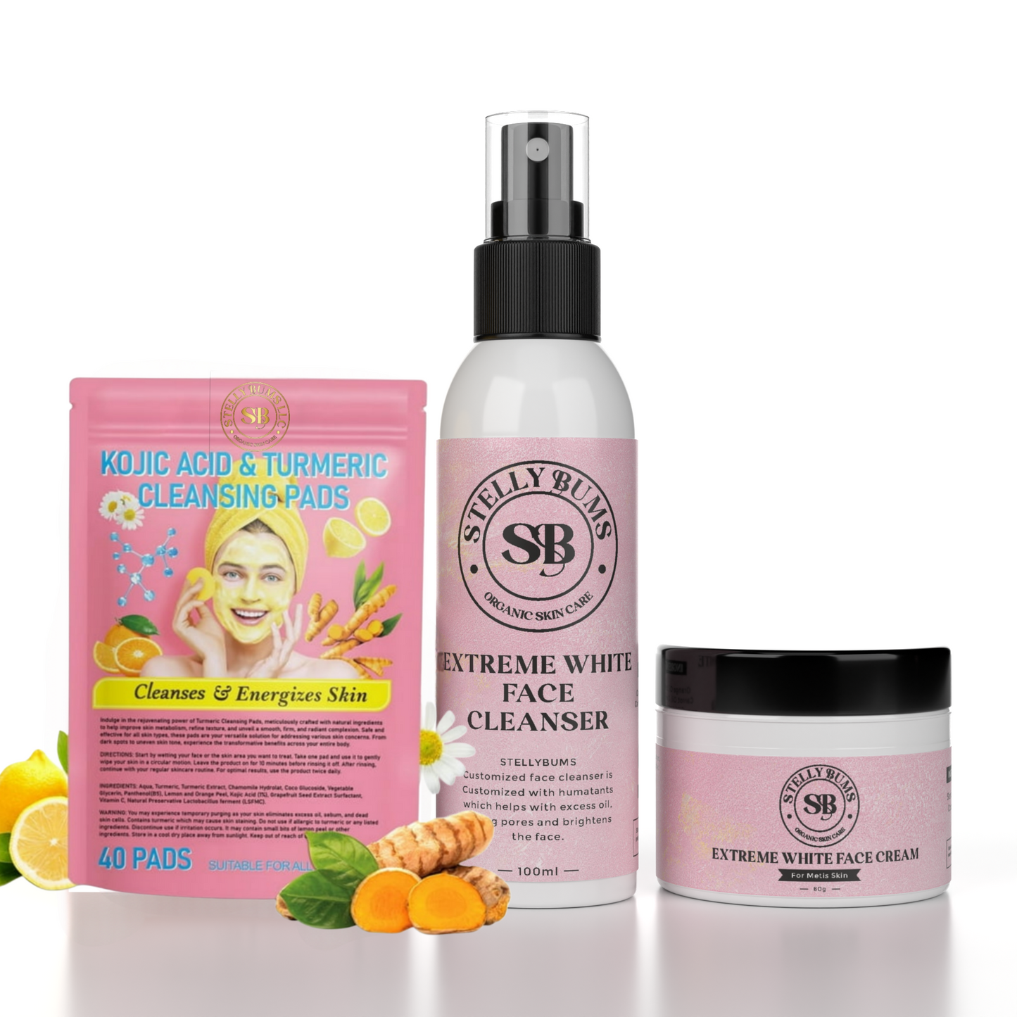 Extreme white face Cream set
