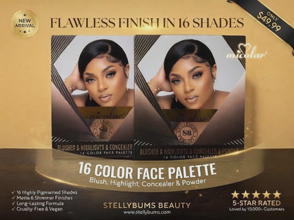 16 Color Face Pallet