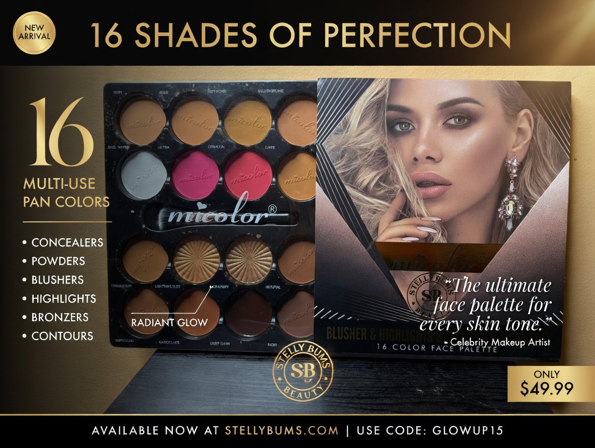 16 Color Face Pallet