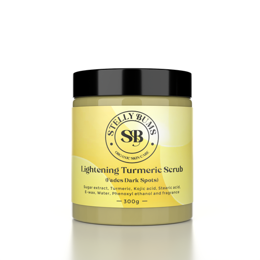 Turmeric lightening scrub