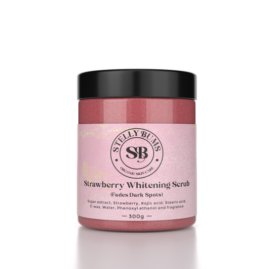 Whitening strawberry scrub